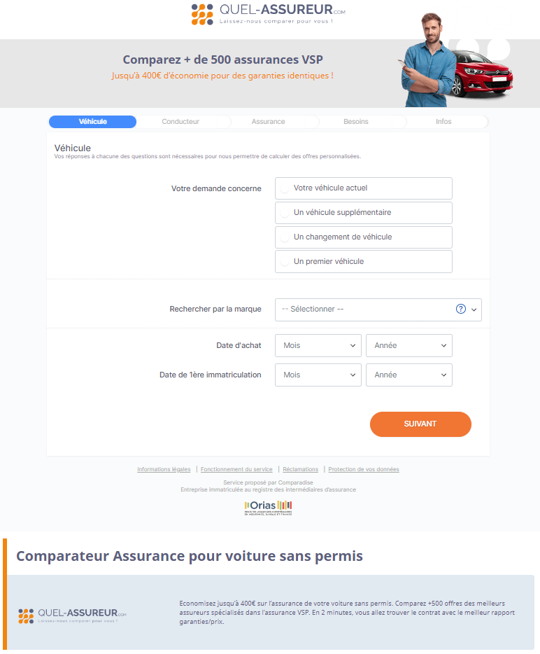 quel-assureur.com comparatif assurance VSP